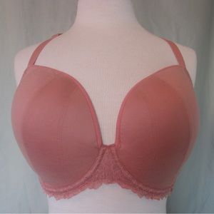 Bravissimo Alexa Plunge Bra in Dusty Pink - UK 32H
